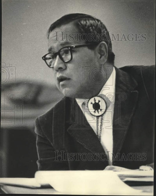 1970, Menominec Native American, Atlee Dodge - mjc37558 - Historic Images