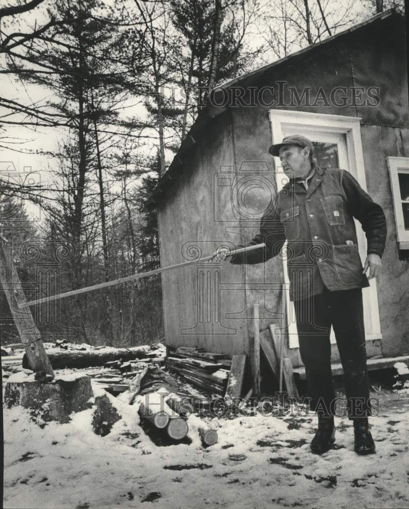 1970, Menominee Indian Jerome Davis is blind - mjc37591 - Historic Images