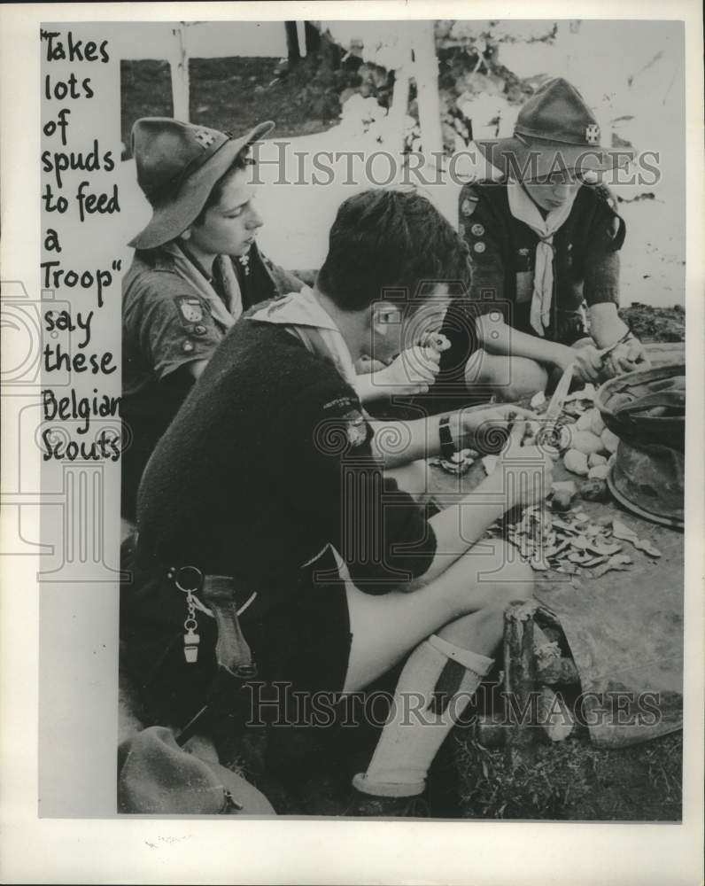 1967 Boy Scouts Jamboree - Belgian Boy Scouts, Niagara Falls, Canada - Historic Images