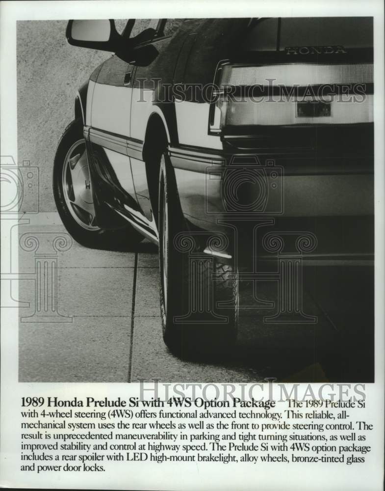 1988 Press Photo The 1989 Honda Prelude Si automobile - mjc37771 - Historic Images