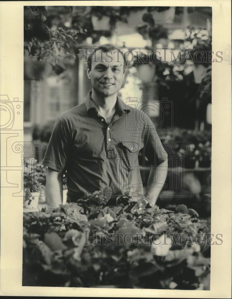 1984 Press Photo Sydney Stephan, garden column writer, Milwaukee Journal - Historic Images