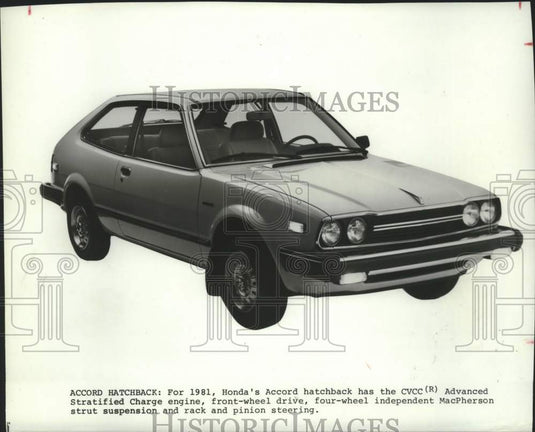 1980 Press Photo Honda's Accord hatchback automobile - mjc38561 - Historic Images