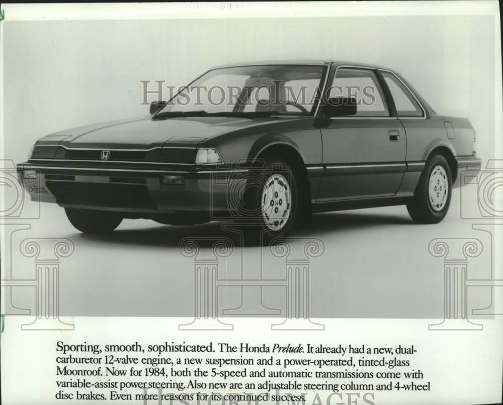 1983 Press Photo Honda Prelude Automobile - mjc38562 - Historic Images