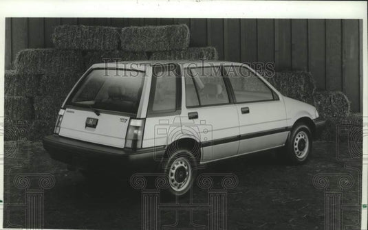 1986 Press Photo Honda Civic four-wheel-drive station wagon - mjc38570 - Historic Images