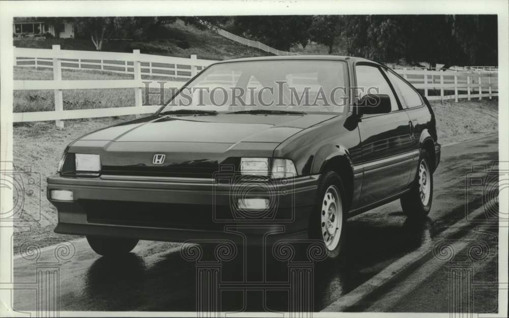 1985 Press Photo Honda Civic CRX HF Automobile - mjc38594 - Historic Images