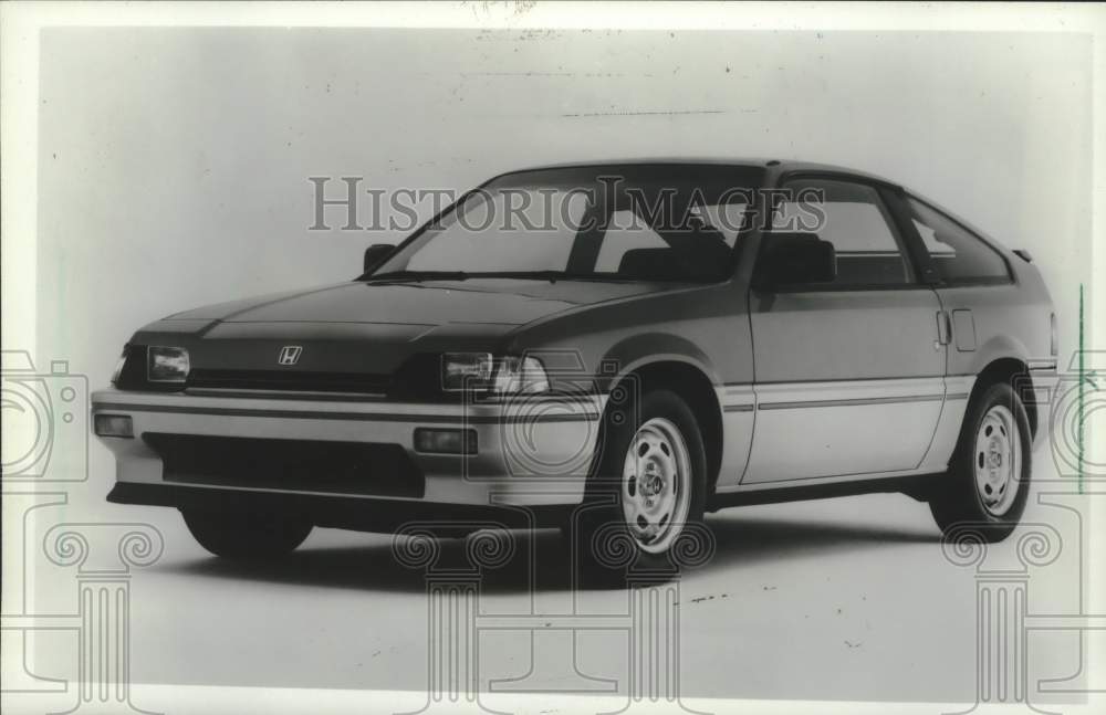 1983 Press Photo 1984 Honda Civic CRX vehicle - mjc38607 - Historic Images