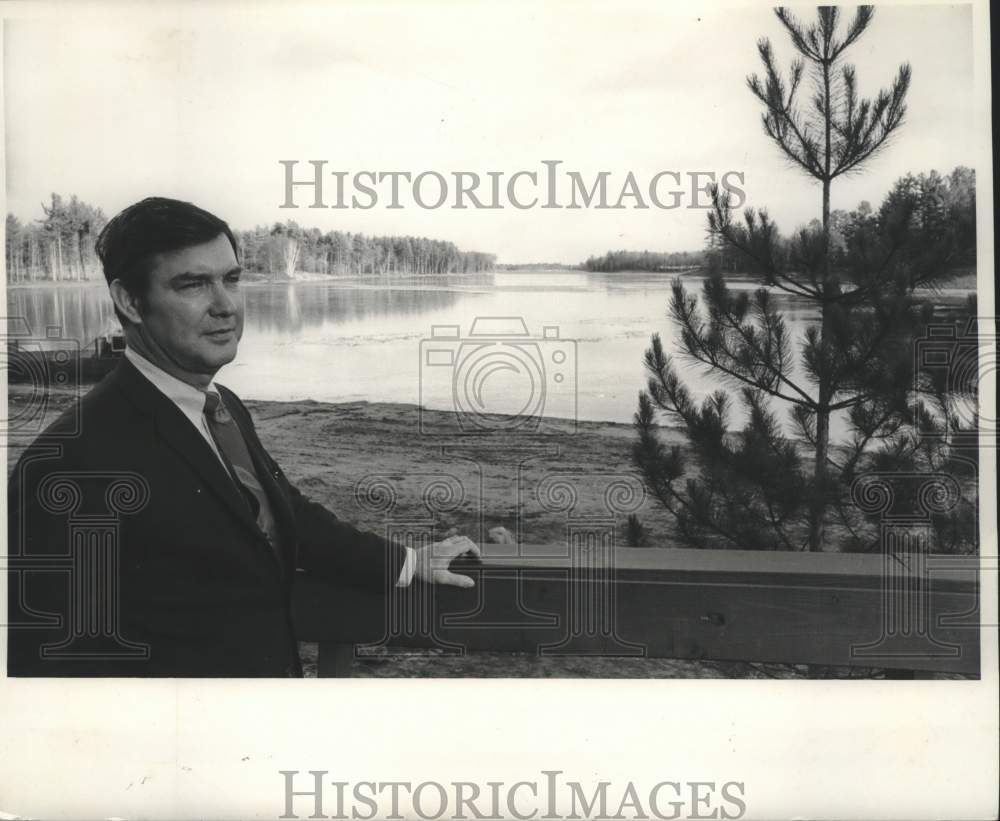 1969, James Renny, Project Manager for the Legend Lake development - Historic Images