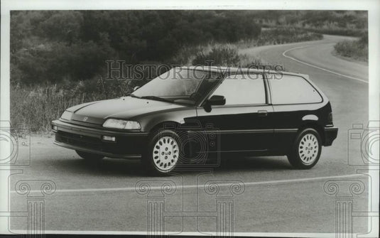 1989 Press Photo Honda Civic Si Hatchback, 2-door automobile - mjc38872 - Historic Images