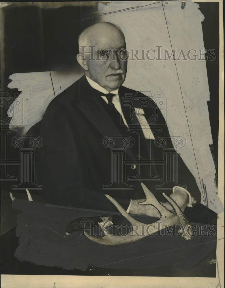 1927, Grant Fitch, President of the National Exchange Bank - Historic Images