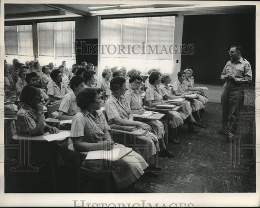 1956, Classroom for character guidance at the Army's Fort McClellan - Historic Images