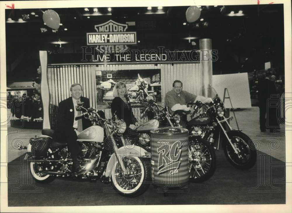 1994 Press Photo Harley-Davidson Inc &amp; Royal Crown Co Inc, Bike Week in Florida - Historic Images