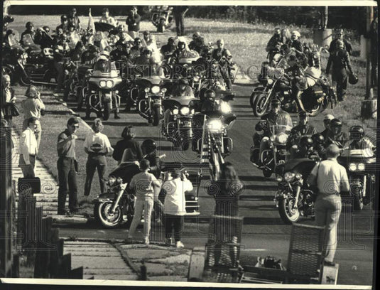 1990 Press Photo Motor Classic and National H.O.G. Rally, Sturgis, South Dakota - Historic Images