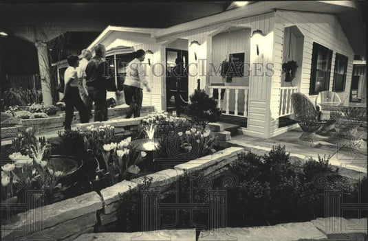 1987 Press Photo Model Home in the Milwaukee Realtors' Home Show in Wisconsin - Historic Images