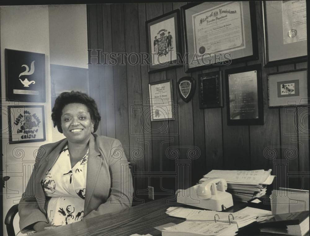 1986 Press Photo Barbara Nichols, Wisconsin&#39;s Boxing Commissioner - mjc39979 - Historic Images