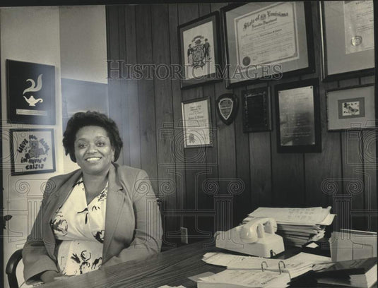 1986 Press Photo Barbara Nichols, Wisconsin's Boxing Commissioner - mjc39979 - Historic Images