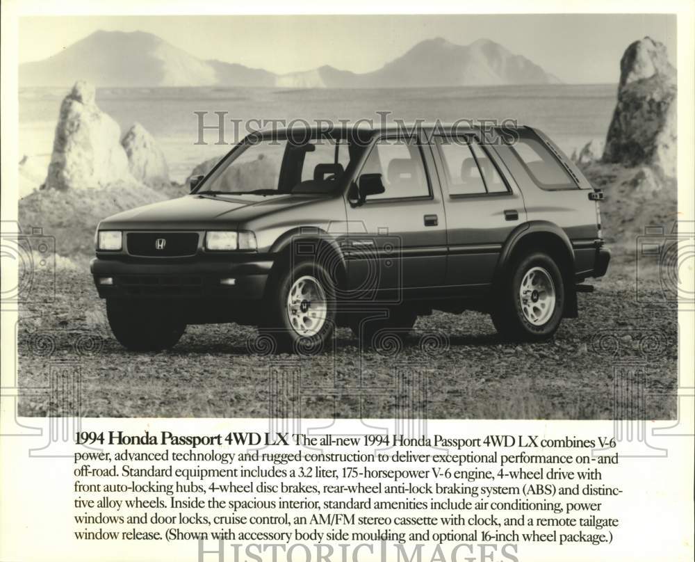 1994 Press Photo 1994 Honda Passport 4WD LX - mjc40002 - Historic Images