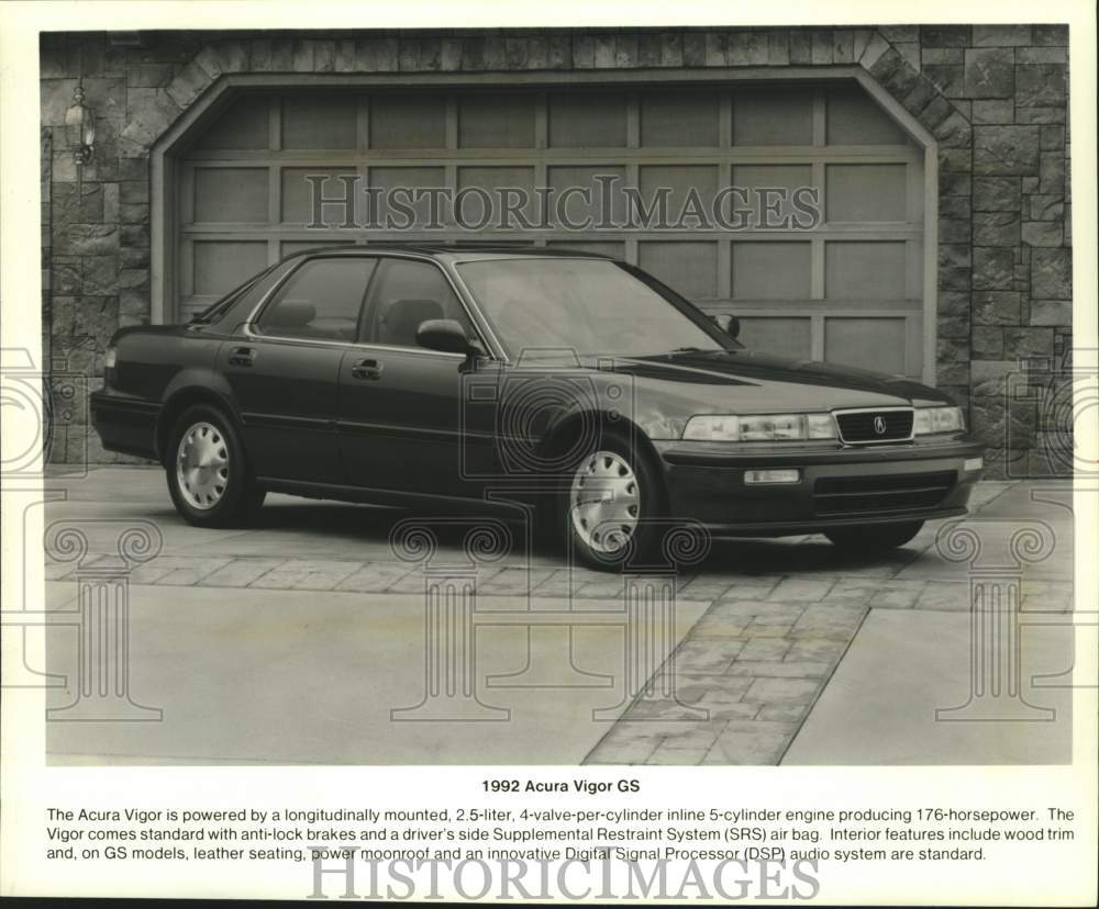 1991 Press Photo 1992 Acura Vigor GS - mjc40019 - Historic Images