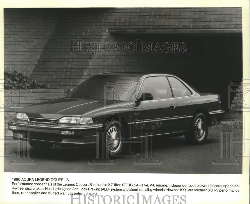 1990 Press Photo Acura Legend LS Coupe - mjc40032 - Historic Images