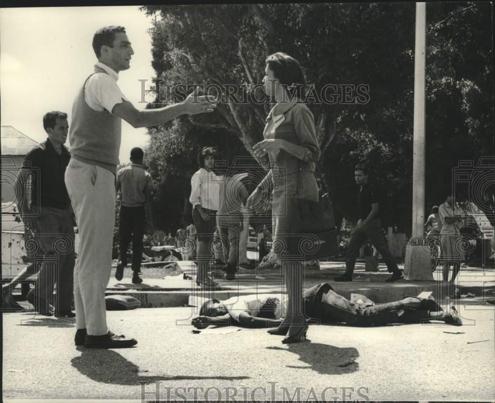 1966 Santo Domingo University protester killed by Dominican Police - Historic Images