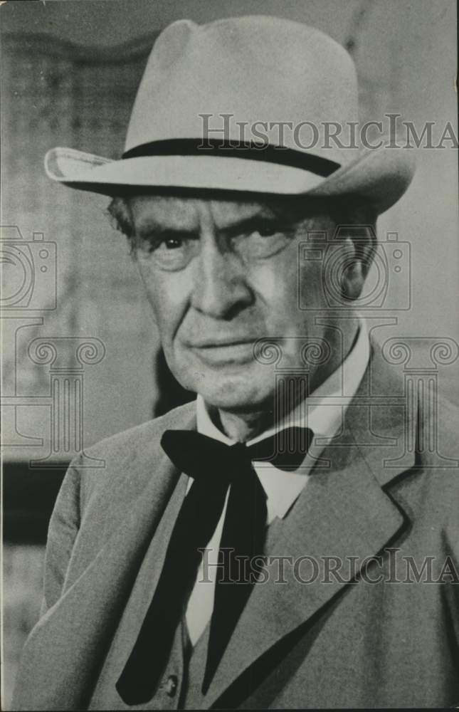 1970 Press Photo Academy Award winning actor, Fredric March - Historic Images