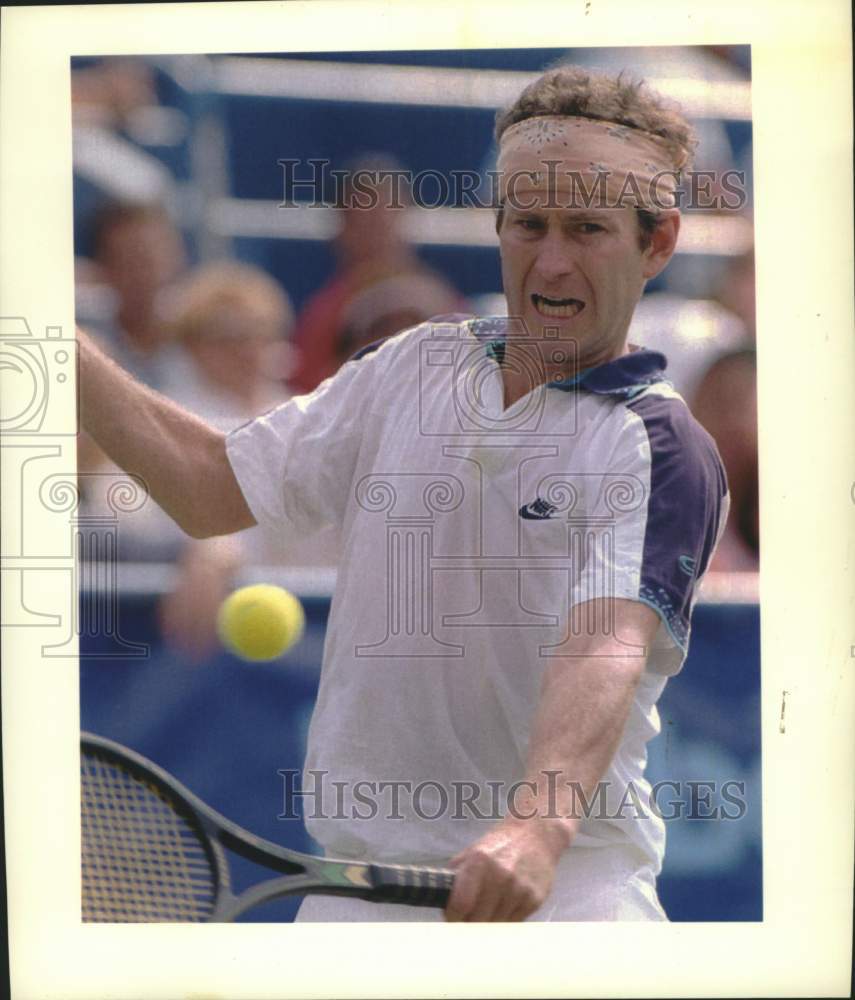 1992 Press Photo Tennis star John McEnroe - mjc40234 - Historic Images