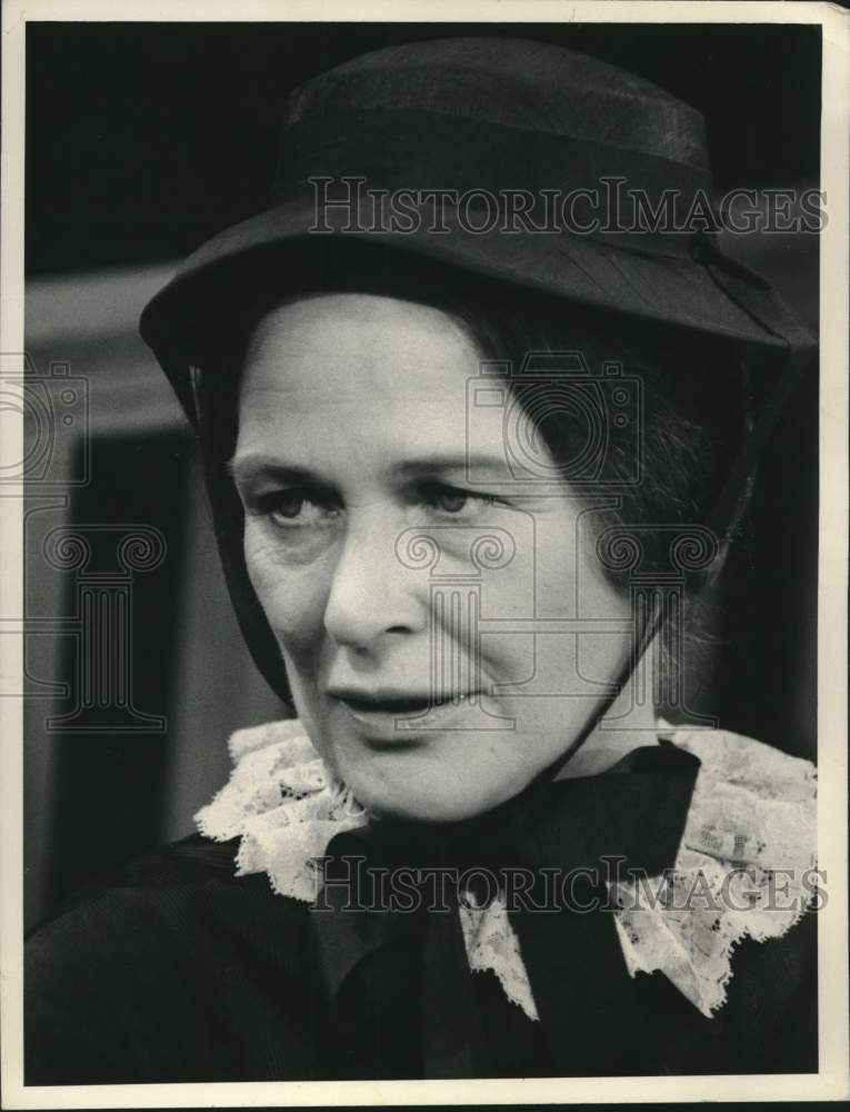 1971 Press Photo Colleen Dewhurst actress in &quot;The Trial of Susan B. Anthony.&quot; - Historic Images