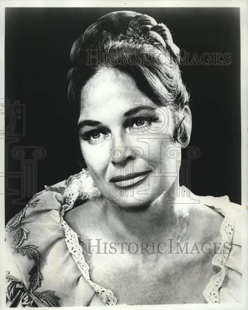 1968 Press Photo Colleen Dewhurst actress in Broadways &quot;More Stately Mansions.&quot; - Historic Images