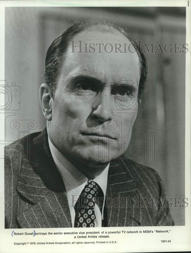 1978 Press Photo Robert Duvall actor, stars in MGM&#39;s &quot;Network,&quot; as an executive. - Historic Images