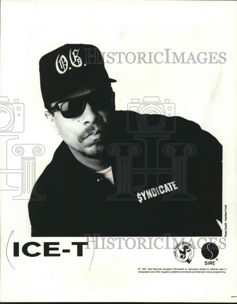 1991 Press Photo Ice-T entertainer - mjc40430- Historic Images