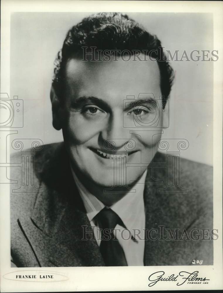 1964 Press Photo Frankie Laine singer, songwriter. - Historic Images