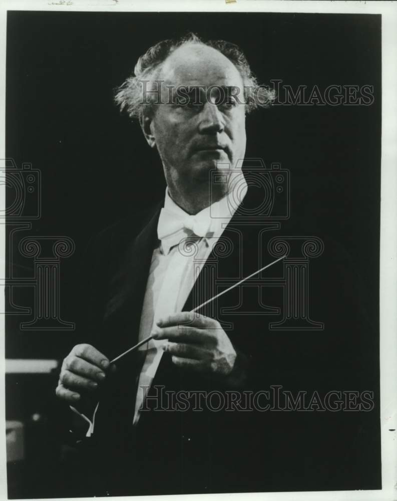 1982 Press Photo Rafael Kubelik symphony conductor. - mjc40470 - Historic Images