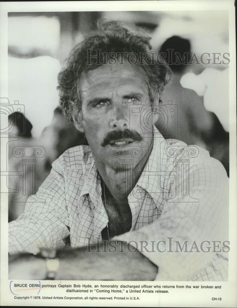 1978 Press Photo Bruce Dern actor, stars in &quot;Coming Home.&quot; - mjc40503 - Historic Images