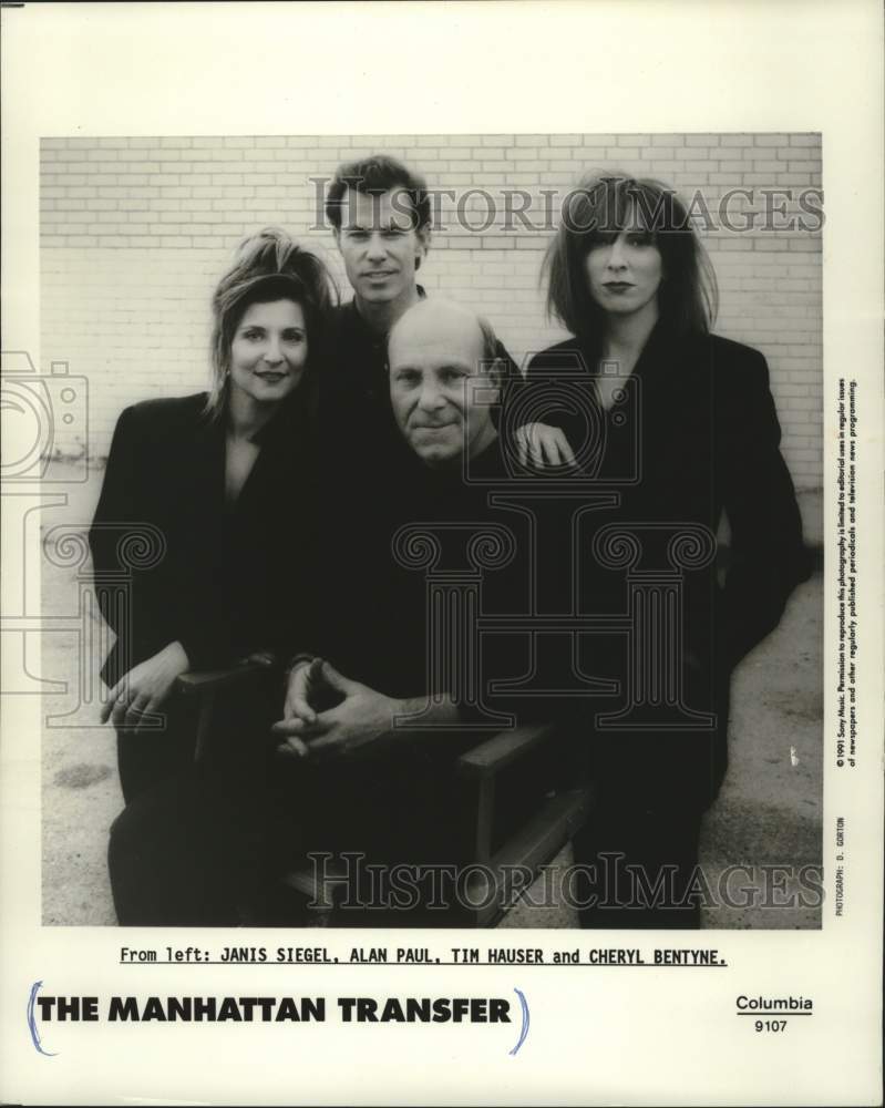 1991 Press Photo The Manhattan Transfer, music group. - mjc40511 - Historic Images