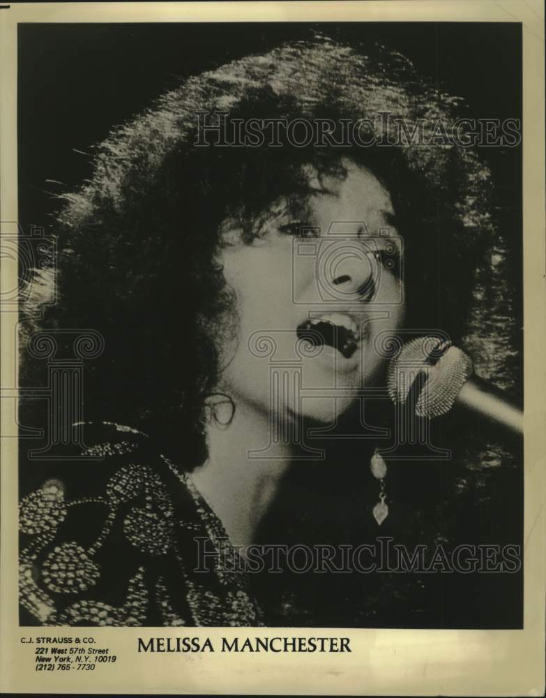 1976 Press Photo Melissa Manchester singer from the United States. - mjc40528 - Historic Images