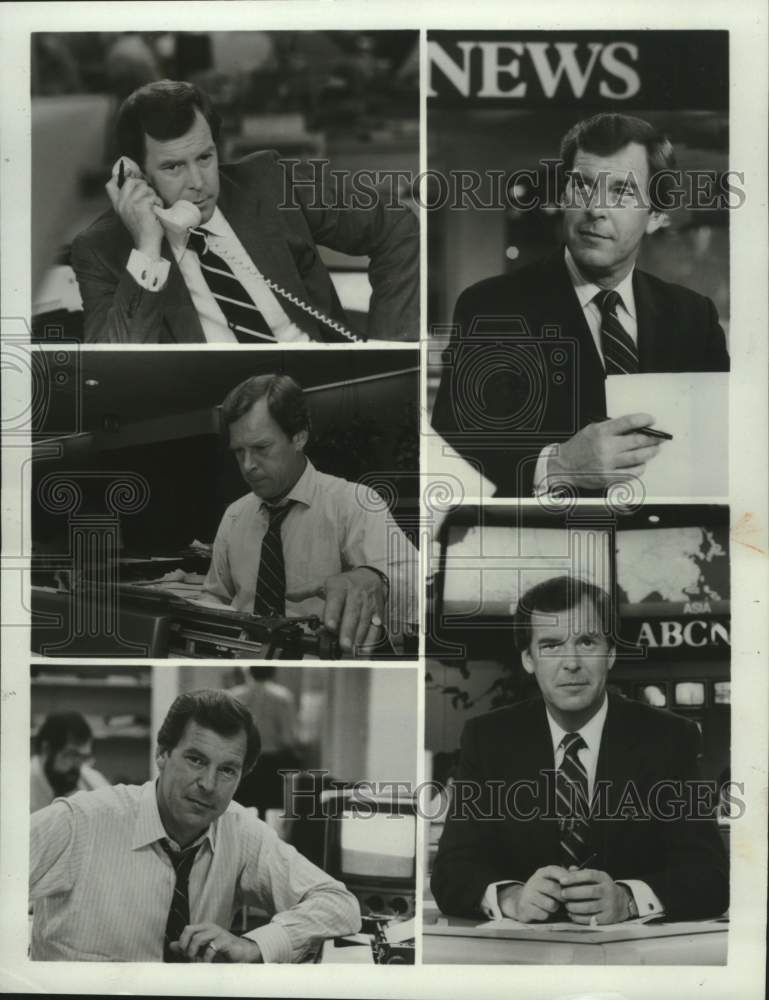 1983 Press Photo Peter Jennings Anchorman for &quot;JFK&quot; special on John F. Kennedy. - Historic Images