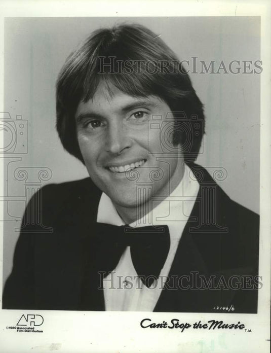 1980 Press Photo Bruce Jenner star of racing, stage and the screen. - Historic Images