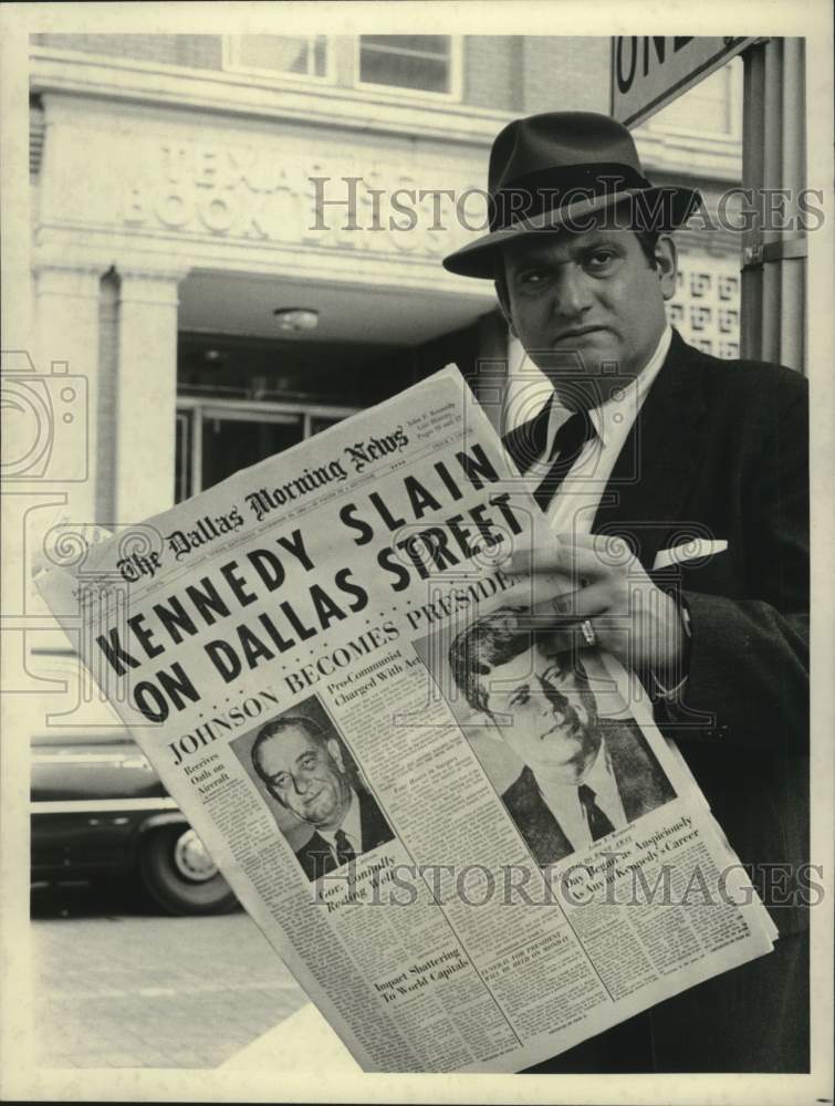1978 Press Photo Michael Lerner stars in "Ruby and Oswald," as Jack Ruby on CBS. - Historic Images