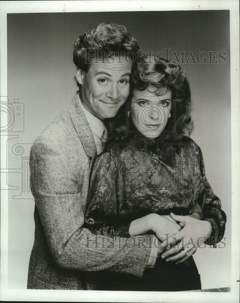 1989 Press Photo Chris Lemmon and Alison LaPlaca in &quot;Duet&quot; on Fox - mjc40685 - Historic Images
