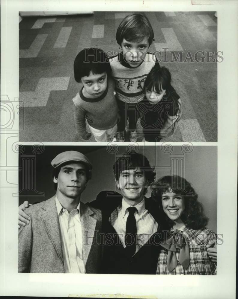 1981 Press Photo Timothy Hutton with fellow actors star in &quot;A Long Way Home.&quot; - Historic Images