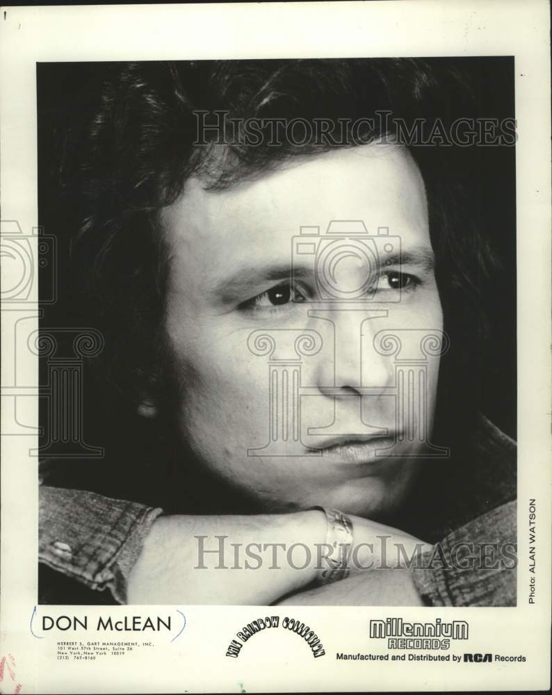 1981 Press Photo Don McLean, The Rainbow Collection - mjc40811- Historic Images