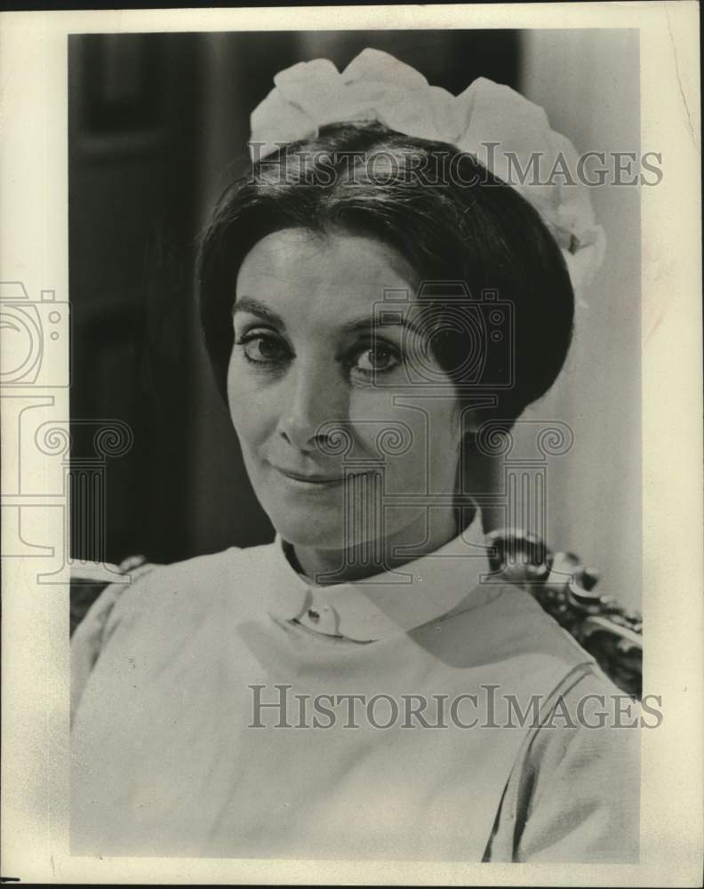 1975 Press Photo Jean Marsh as Rose in "Upstairs, Downstairs" on PBS - Historic Images