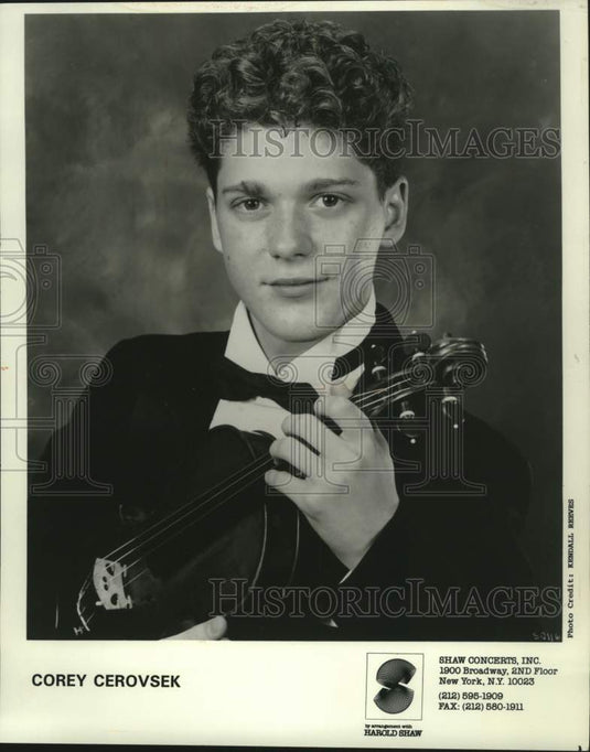 1993 Press Photo Corey Cerovsek a violinist. - mjc41004- Historic Images
