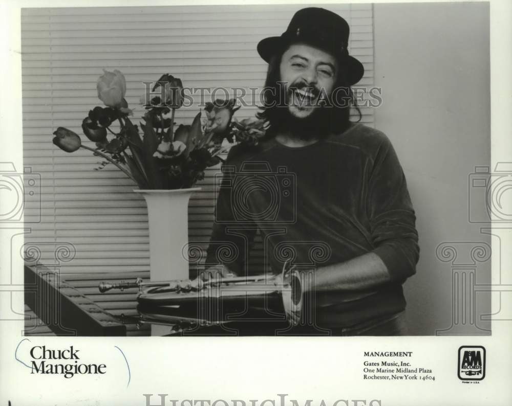 1981 Press Photo Chuck Mangione, American composer, musician - mjc41162 - Historic Images