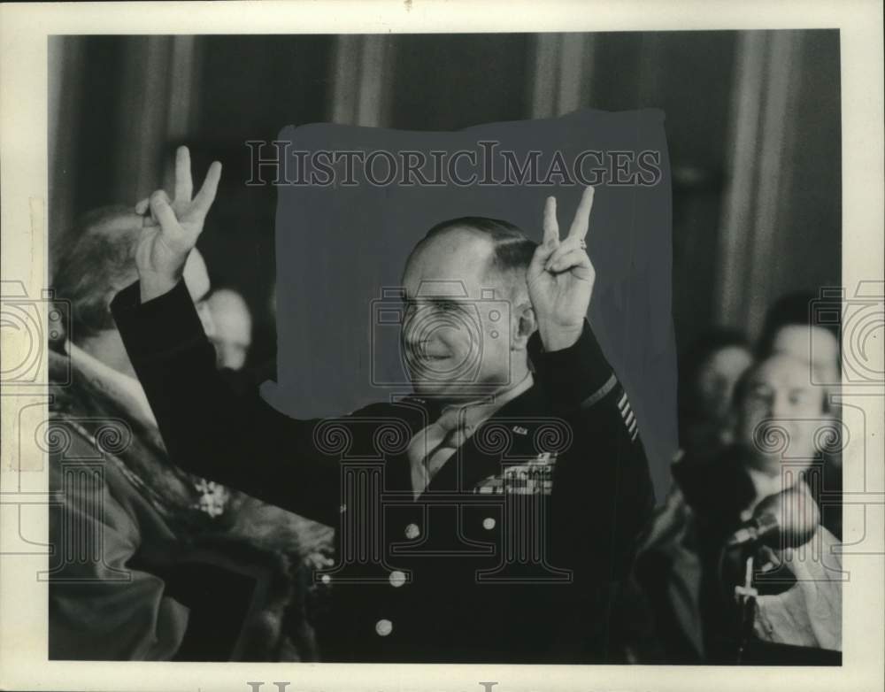 1979 Press Photo Robert Duvall actor, in the movie &quot;Ike.&quot; - mjc41416 - Historic Images