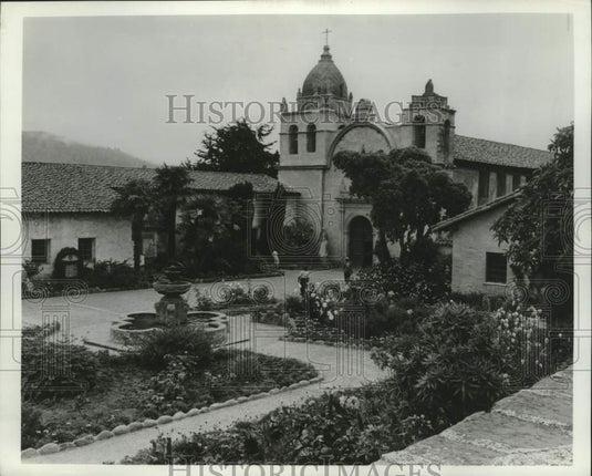 1987 Press Photo Mission San Carlos at Carmel by-the-sea, California - mjc41507 - Historic Images