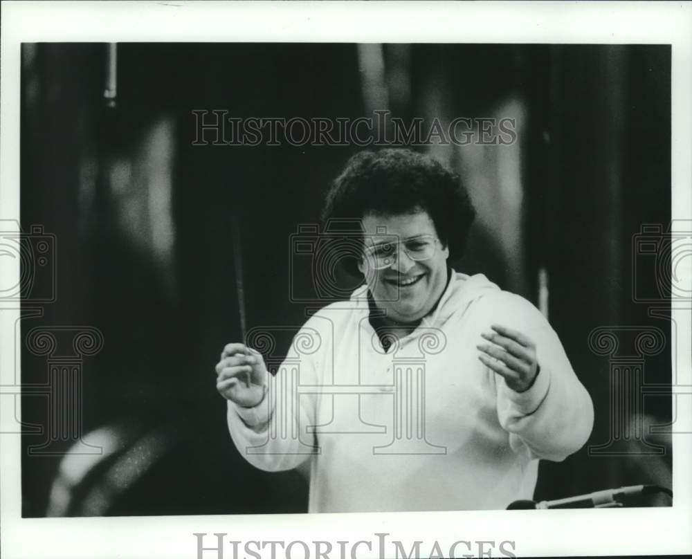 1980 Press Photo James Levine, Orchestra Conductor, Ravinia Festival - mjc41646 - Historic Images