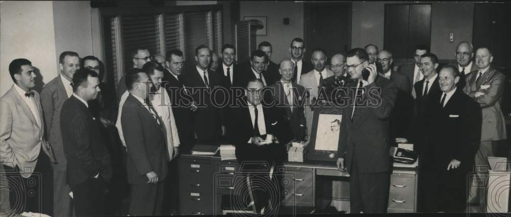 1958, 25th Anniversary Celebration Of Journal Employee Bill Schroeder - Historic Images
