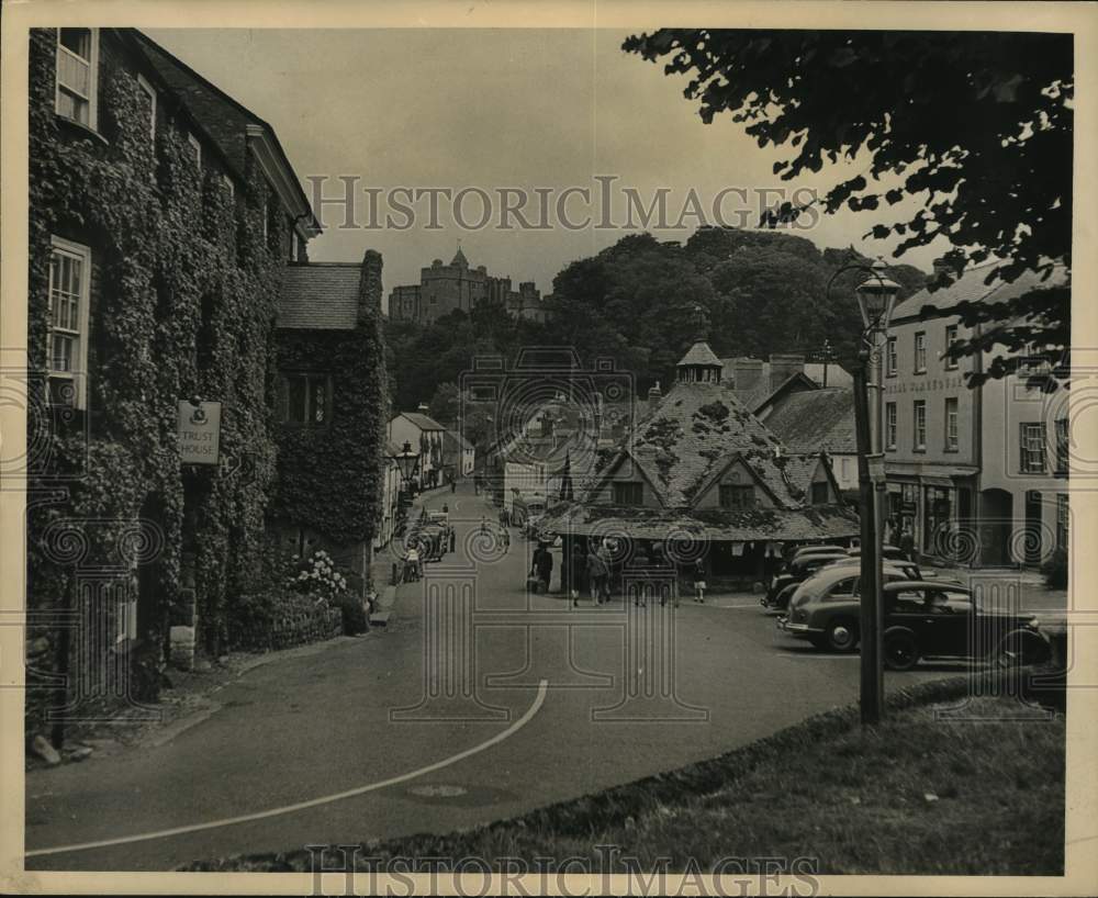 1952, Dunster in Somerset Shows 11th Century Castle, England - Historic Images