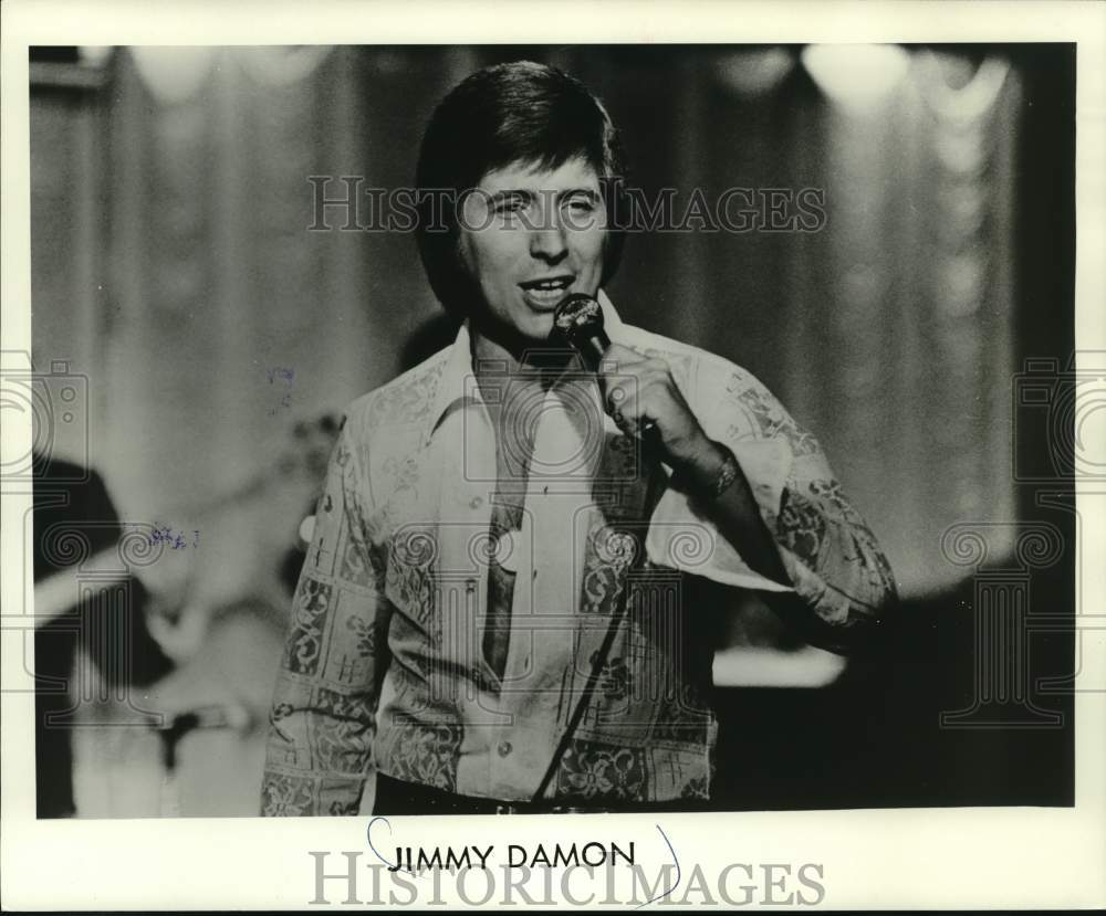 1978 Press Photo Jimmy Damon, Lounge Singer - Historic Images