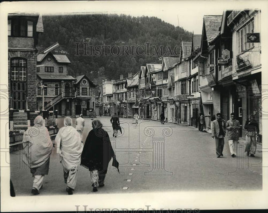 1965, Street in Simla, India, in the Style of Old England - mjc42062 - Historic Images